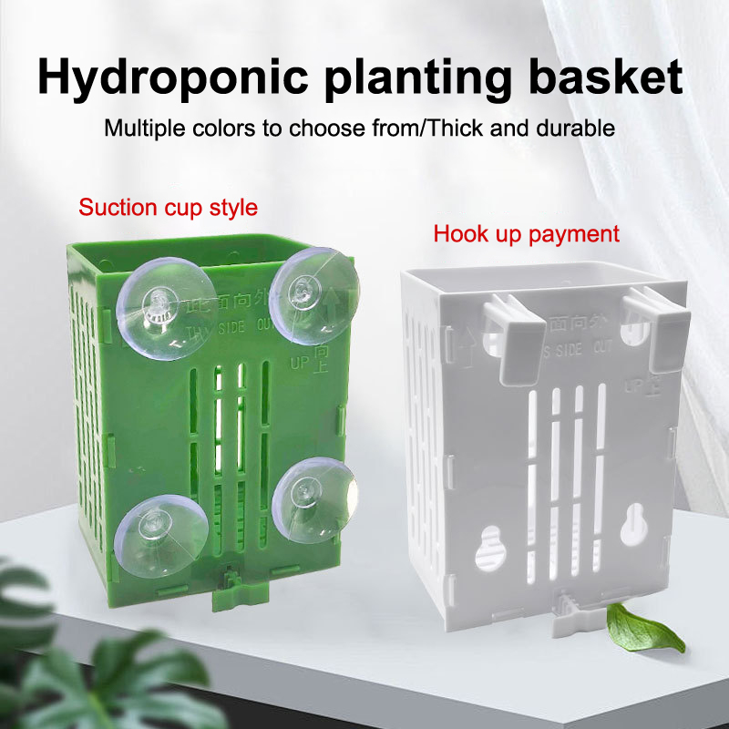 Plant Aquarium Pot - Kait cangkir hisap gantung pemegang tanaman
