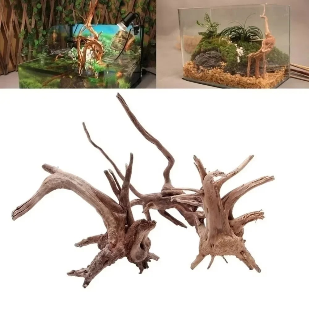 Aquarium Plant Substrate - Dekorasi Akuarium Kayu Apung Alami 15-20CM