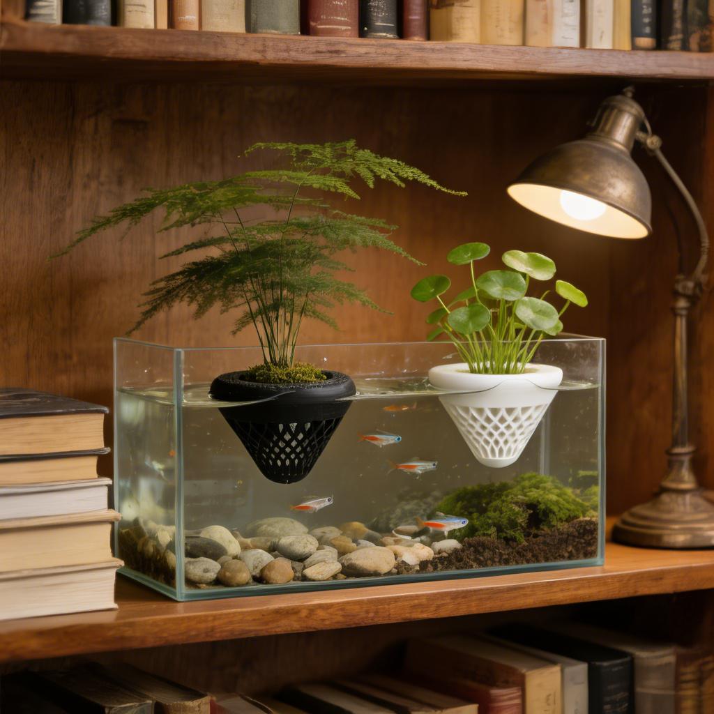 2 Buah Tempat Tanaman Akuarium - Plant Aquarium Pot ulasan dan harga