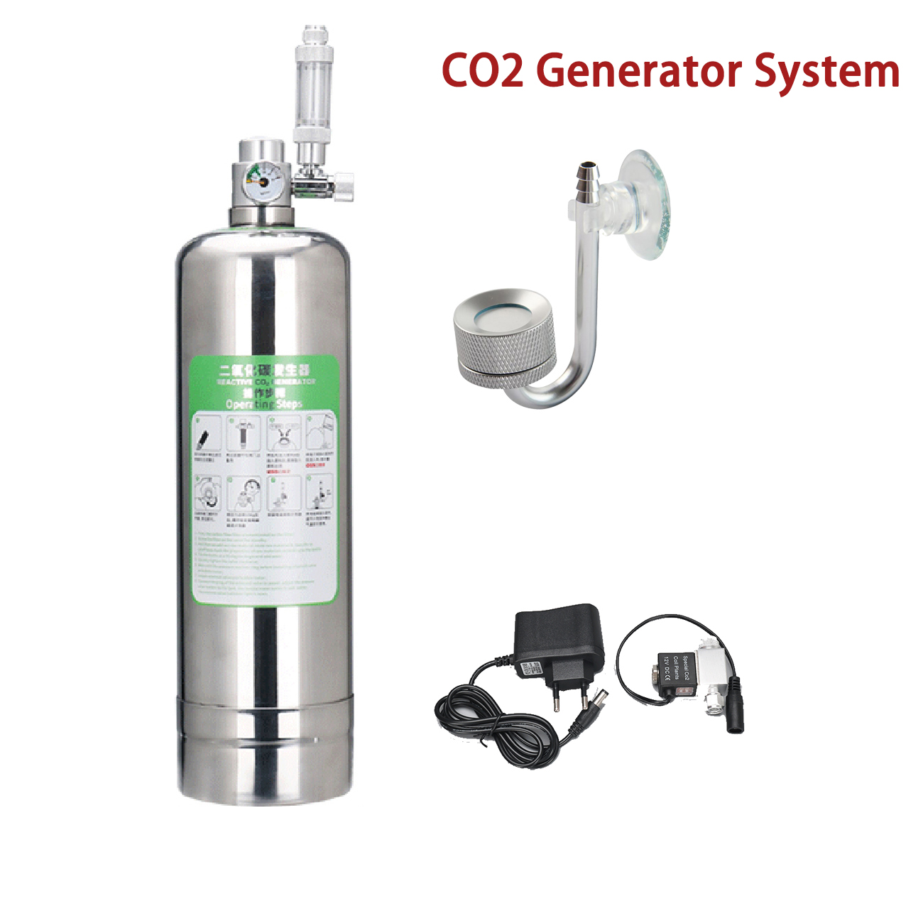 Kit sistem penghasil CO2 akuar - Aquarium Liquid Carbon ulasan dan harga