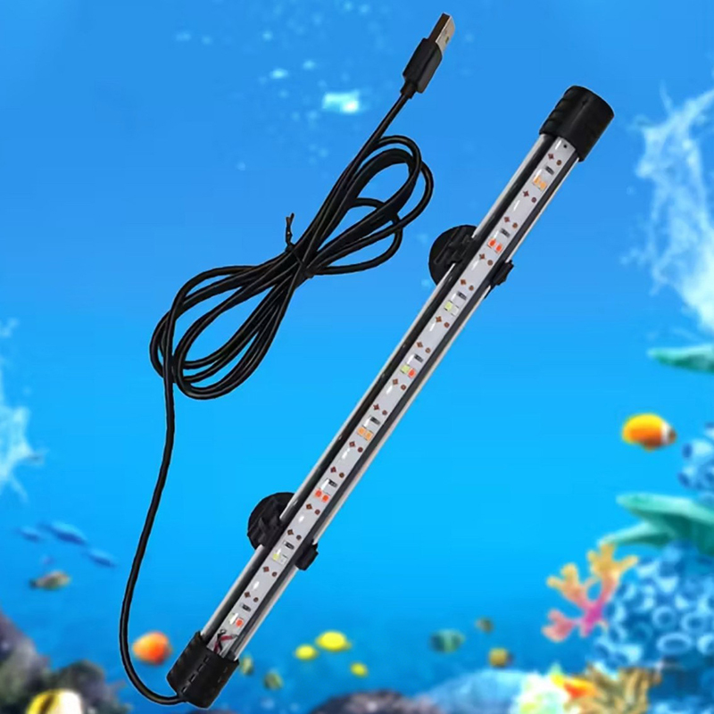 Lampu Akuarium LED USB 17-47CM - Aquarium Plant Substrate ulasan dan harga