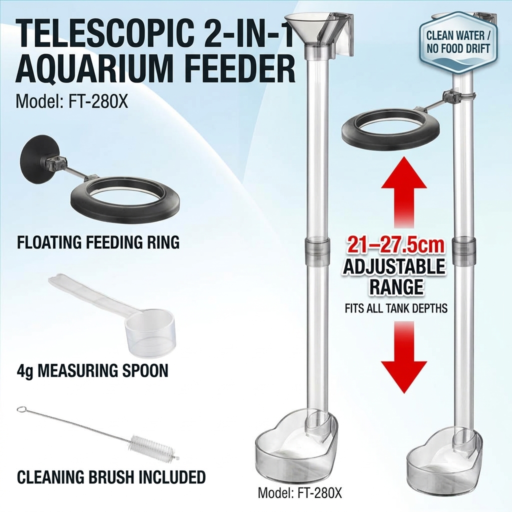 Tabung Pemberi Makan Ikan Akri - Aquarium Fertilizer ulasan dan harga