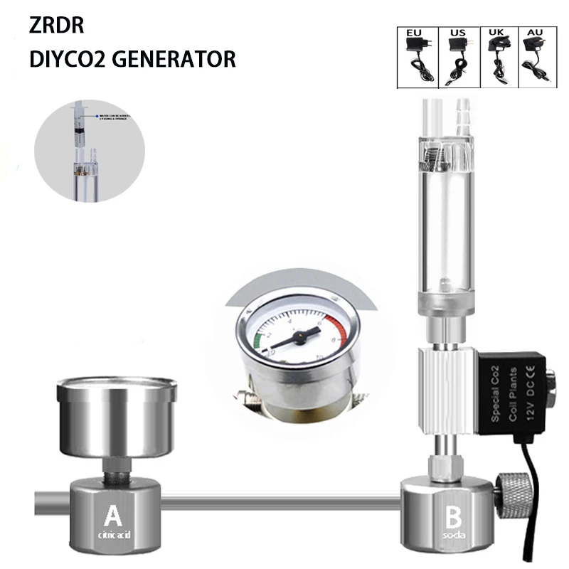 Kit Sistem Generator Reaktor C - Aquarium Liquid Carbon ulasan dan harga
