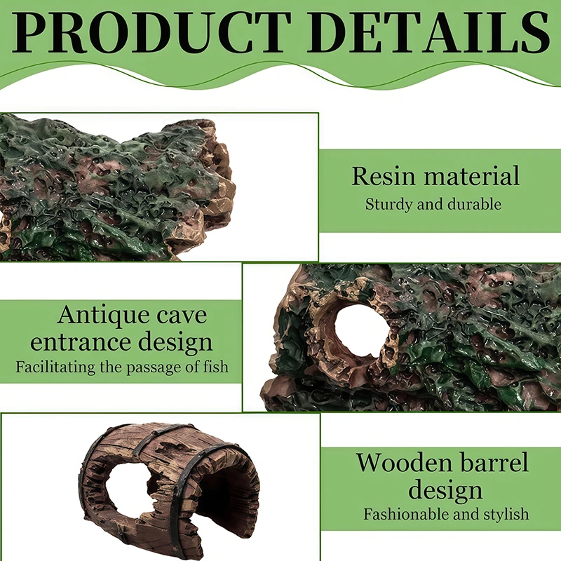 3 Buah Ornamen Dekorasi Resin  - Aquarium Plant Substrate ulasan dan harga
