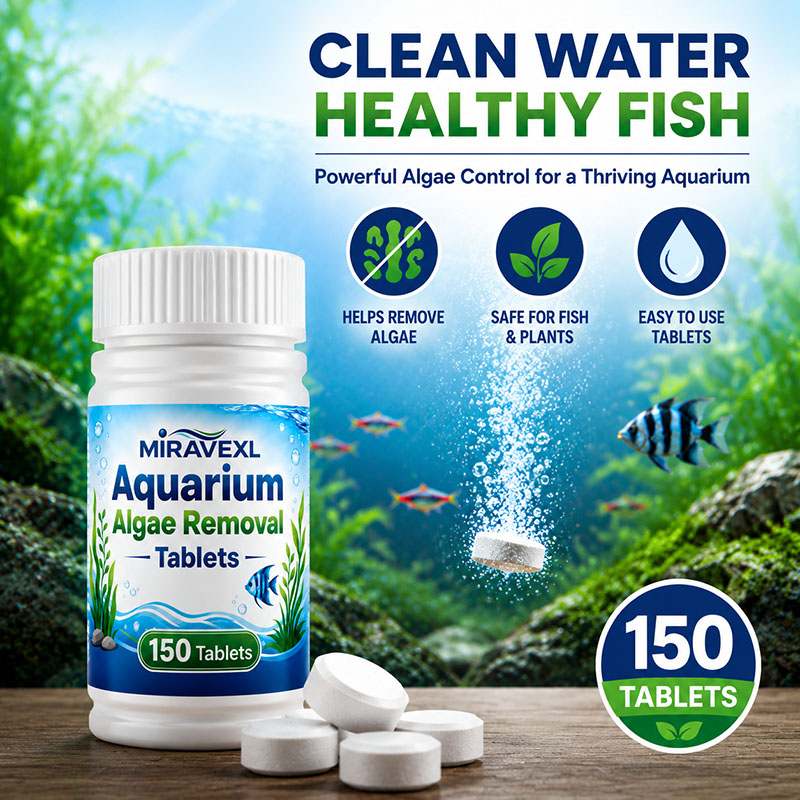 Tablet Penghilang Alga Akuariu - Aquarium Moss ulasan dan harga