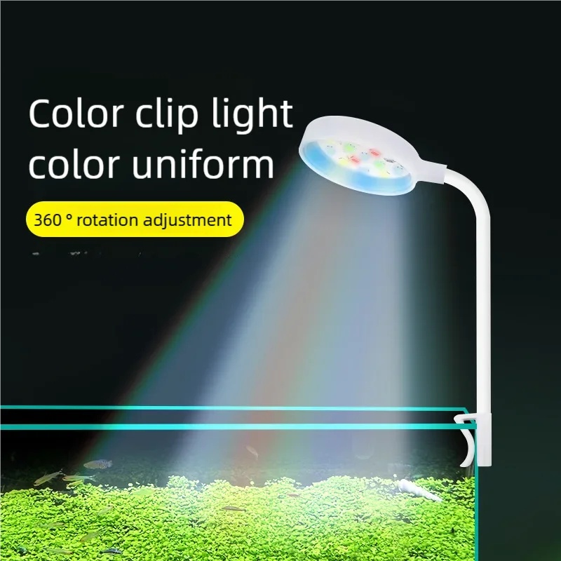 Lampu Akuarium LED 3W Clip-On  - Aquarium Plant Light ulasan dan harga