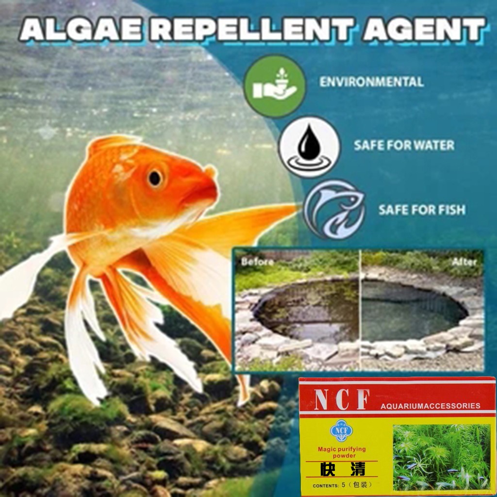 Bubuk Pemurni Air Akuarium Men - Aquarium Moss ulasan dan harga