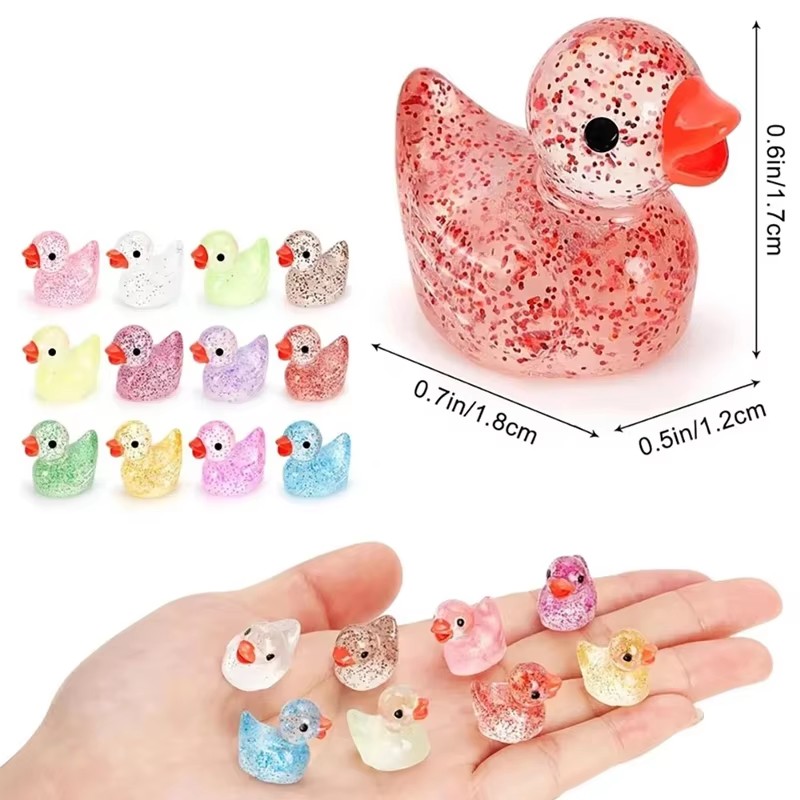 ~ Bebek Miniatur dari Resin de - Plant Aquarium Pot ulasan dan harga