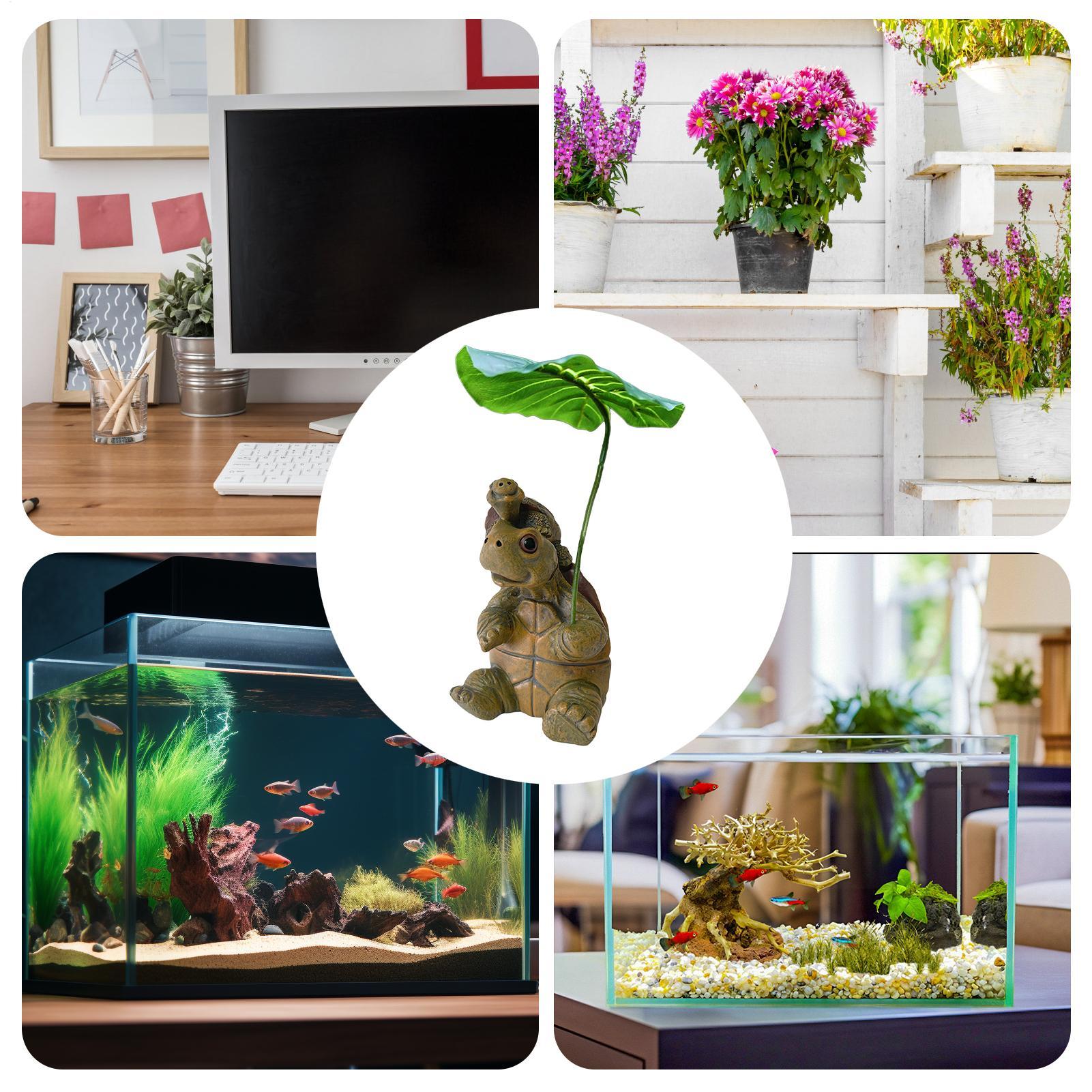 Patung Kura-kura Dekorasi Akua - Plant Aquarium Pot ulasan dan harga